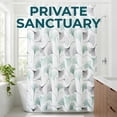 thumbnail image 5 of REGALWOVEN Bohemian Print Shower Curtain Sets, Waterproof Bath Curtain with 12 Hooks, Nature-Inspired Bathroom Decor Grey 71"W x 71"L, 5 of 7