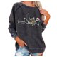 thumbnail image 1 of Sudadera Para Mujer Cuello Redondo Sudadera Con Esqueleto Estampado de Navidad Jersey Suelto Estampado Superior Odeerbi ODB182201, 1 of 6