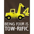 thumbnail image 2 of Tstars Toddler 4th Birthday Tee: Tractor & Construction Theme - Perfect Gift for Four-Year-Olds, Celebrate in Style, Unisex Kids B-Day Party Shirt, 2 of 6