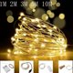 thumbnail image 3 of Guirnalda de luces LED con batería para decoración navideña, guirnalda de alambre de cobre, 1m, 2m, 3m, 5m, 10m, 3 of 4