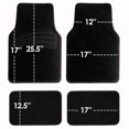 thumbnail image 6 of FH Group Premium Carpet Car Floor Mats for Sedan and SUV, Universal Fit with Unique Design Heavy-Duty Carpet Liner, Waterproof, Carpet Mat - 4Pcs Front & Rear, 6 of 6
