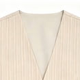 thumbnail image 5 of Kalauyu Mens Two Piece Sets Vertical Pinstripe Sleeveless Vest and Wide Leg Pants Loose Casual Beach Vacation Outfit Sets, 5 of 7