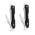 thumbnail image 4 of pitrice 2pieces Samurai Wakizashi Tanto Holder Wall Mount Rack For Martial Arts Collection Hanger Holder Bracket Display Rack black 1 layer, 4 of 6