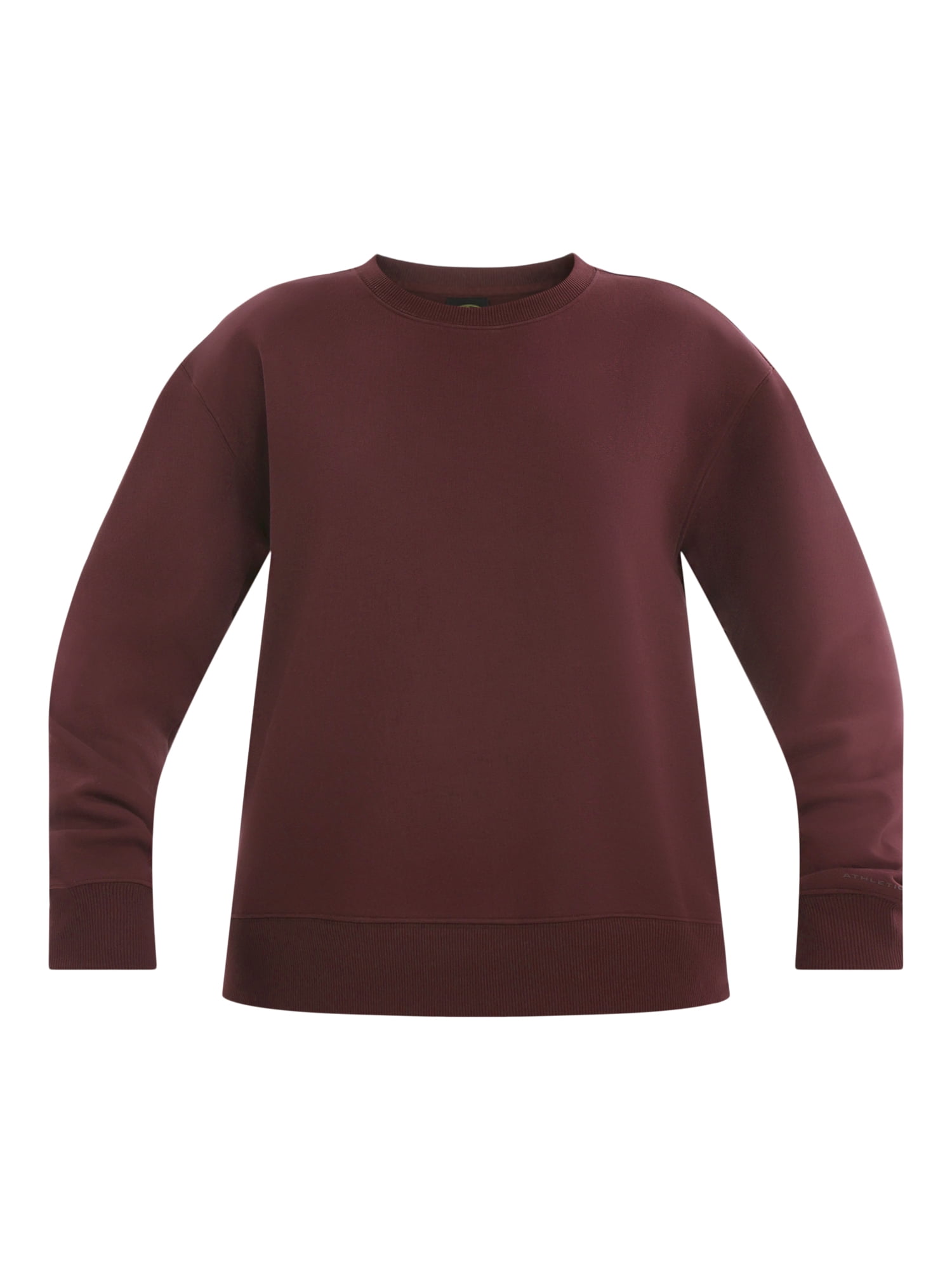 Athletic Works Women's Fleece Sweatshirt with Long Sleeves, Sizes XS-XXXL
