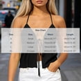 thumbnail image 3 of Molidfa Women's Halter V-Neck Sleeveless Tie Front Ruched Flowy Summer Cami Lightweight Breezy Resort Top, 3 of 5
