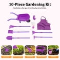 thumbnail image 7 of OUTGOO Kids Gardening Tools Set, 10pcs Kids Gardening Tools with Wheelbarrow, Shovel, Rake, Leaf Rake, Outdoor Toddler Toys Yard Digging Weed Pretend Toys for Boys Girls Age 3+, 7 of 7