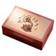 thumbnail image 4 of Caja de música de madera con manivela fácil de usar para San Valentín, Navidad y aniversario. Rosa caqui, 4 of 9