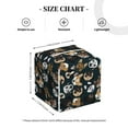 thumbnail image 2 of Tissue Box Cover, Dogs Leather Tissue Box Holder - Tissue Case Facial Paper Organizer for Bathroom, Vanity Countertop, Tabletop, Car, Night Stands, 2 of 7