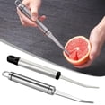 thumbnail image 3 of Grapefruit Knives 2 Pack,Curved Serrated Grapefruit Fruit Slicer Cutter Small Serrated Grapefruit Curved, 3 of 9