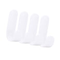 thumbnail image 1 of Matsuzay 4/6PCS Gancho de toalla Colgador de puerta de plástico Perchero de pared autoadhesivo Percheros para sombreros Almacenamiento y organización del hogar Blanco, 1 of 6