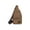 Coffee, variant on Canvas Crossbody Sling Bag with Headphone Port, Adjustable Strap, Multiple Pockets for Phone Tablet Travel Outdoor Sports Men Women