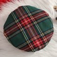 thumbnail image 6 of Mnyotv Girls Christmas Outfits Long Sleeve Tops Bow Plaid Skirts and Matching Hats 3Pcs Sets Fall Clothes for Girl Size 12-18Months, 6 of 7