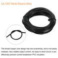 thumbnail image 4 of UL1007 18AWG Gauge Stranded Hook-Up Wires, Electrical Wire Tinned Copper Wire 7.5m/25ft Black, 4 of 6