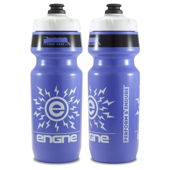 eNGNe – High Performance Bike Water Bottles – 24 oz | Medium Purple  White (2-Pack)
