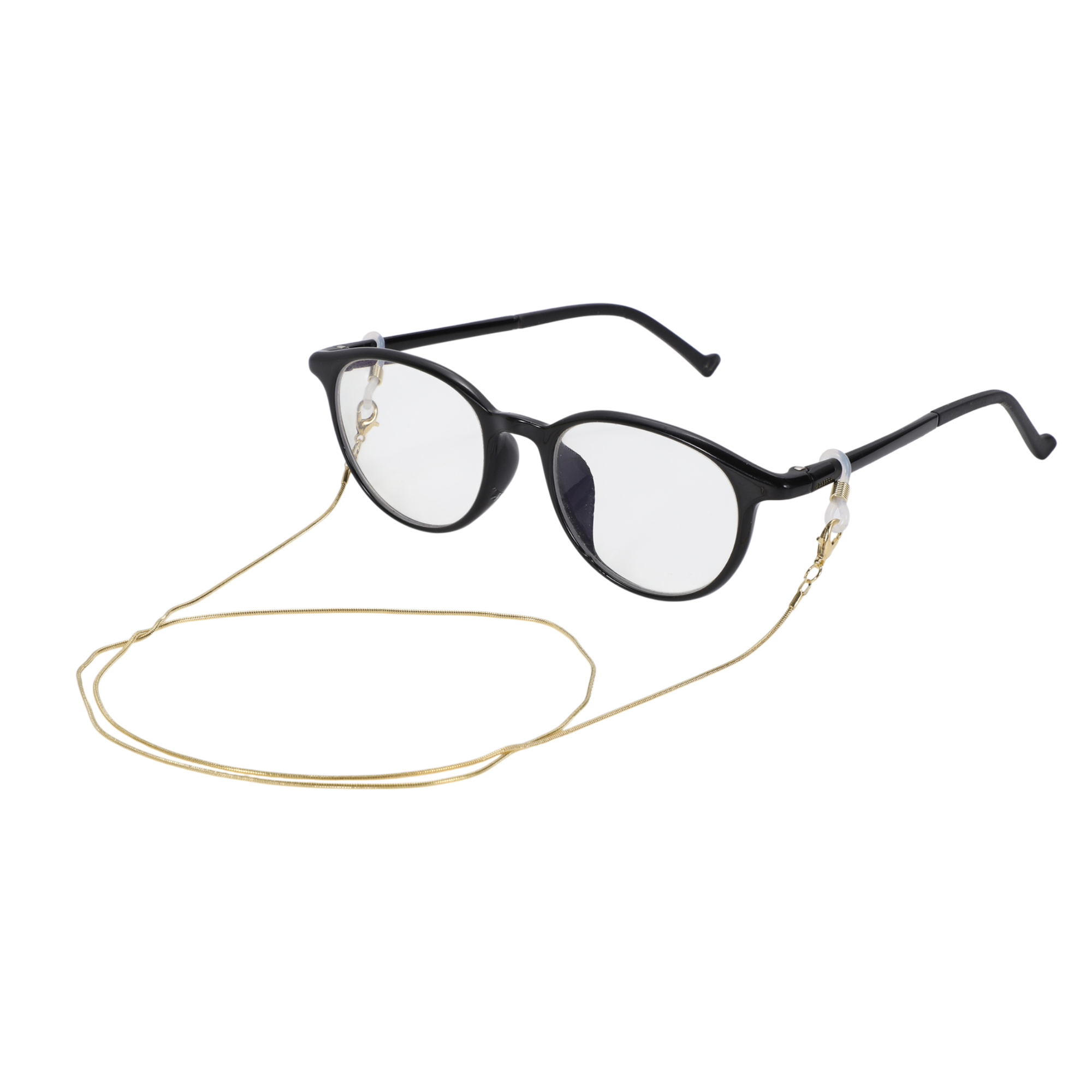 Unique Bargains Copper Snake Chain Pattern Eyeglass Chain 29.53" 1 Pc Light Gold Tone