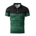 thumbnail image 3 of Mens Shirts Gifts for Men Charming Men's Shirt Super Light Short Sleeve Casual Men's Wear Green Cotton Blend S, 3 of 4