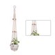 thumbnail image 3 of Toystoory Macramé hecho a mano para plantas, colgador de flores/macetas para decoración de pared, 1 ud. Jardín y Patio No.07, 3 of 6