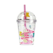 Way To Celebrate Easter Chick Cup with Straw, Pink