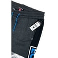 thumbnail image 4 of Ecko Unltd Men's Sweatpants Marble Coloblock Panel Stitched Fleece Jogger (Medium, Charcoal Heather/White), 4 of 5