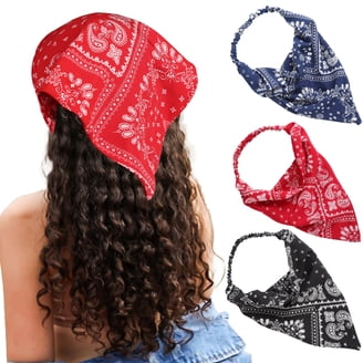 Lily Bloom Colorful Women\'s Hair Scarf Floral Head Scarf, Dotwork Style Lily Bloom, Head Wrap, 3  main image 3