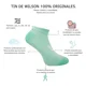thumbnail image 3 of 12 Pares Calcetines Tin Dama Algodón Unitalla Colores Pastel, 3 of 6
