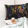 thumbnail image 4 of Saiise Five Nights At Freddy'S Printed Pillowcases with Envelope Closure, Gift for Women Men-20"x30" (Pillow not included), 4 of 6
