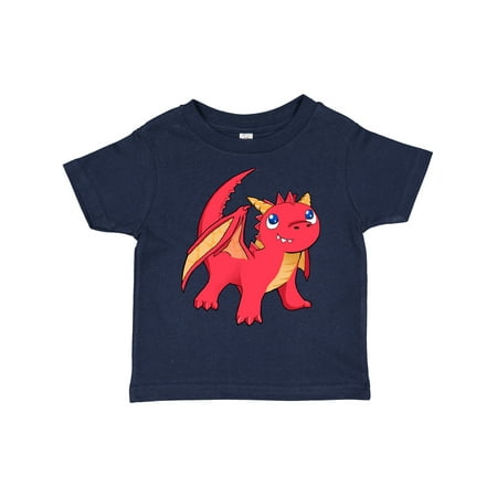 

Inktastic Cute Baby Red Dragon Gift Toddler Boy or Toddler Girl T-Shirt