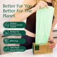 thumbnail image 3 of Bolsas de basura CLEANOMIC compostables de 13 galones (paquete de 3, 75 unidades), 3 of 7
