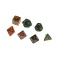 thumbnail image 3 of 7 unids/set de dados poliédricos juegos opaco dados múltiples lados Verde naranja Sunnimix 7 dados poliédricos, 3 of 7