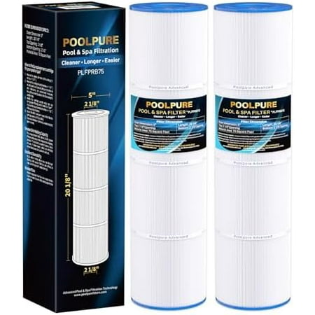 PRB75 Spa Filter Replaces Rainbow RTL-75, 25390, PRB75, Unicel C-4975, Pentair R173435, 17-2632, R172503, Filbur FC-2395,75 Sq.ft. 2pack$$Garden & Patio