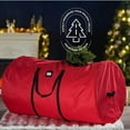 thumbnail image 3 of GROWTH TANK Christmas Tree Storage Container 600D Oxford Xmas Tree Bag Organizer Red, 3 of 9