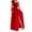 Red, variant on cllios Womens Wedding Guest Dresses Formal Ruffle One Shoulder Dresses Flowy Side Split Cocktail Dresses Fall Evening Dresses