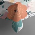 thumbnail image 5 of Pioneer Flower Floral Print Pattern Square Tablecloth,Waterproof Square Table Cover,Wipeable Spillproof Washable Table Cover for Home Kitchen Party Decor 42"X42"(107x107cm), 5 of 6