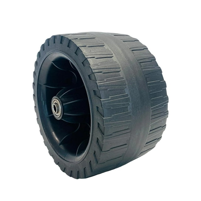 Rueda de carro plegable para acampar, llanta sólida de 7 pulgadas, fácil instalación Estilo C