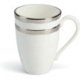 thumbnail image 3 of Michael Wainwright 4.75 H Como White Platinum Mug, 3 of 3