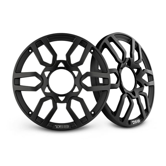 DS18 PRO Universal 8 Inch Plastic Speaker Grill Cover Black Set of 2