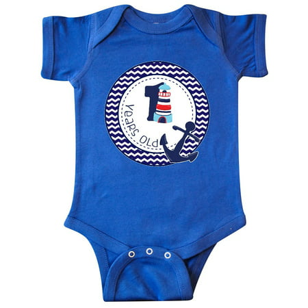 1 Years Old Nautical Anchor Boy Birthday Infant (Best Gifts For 6 Month Old Boy)