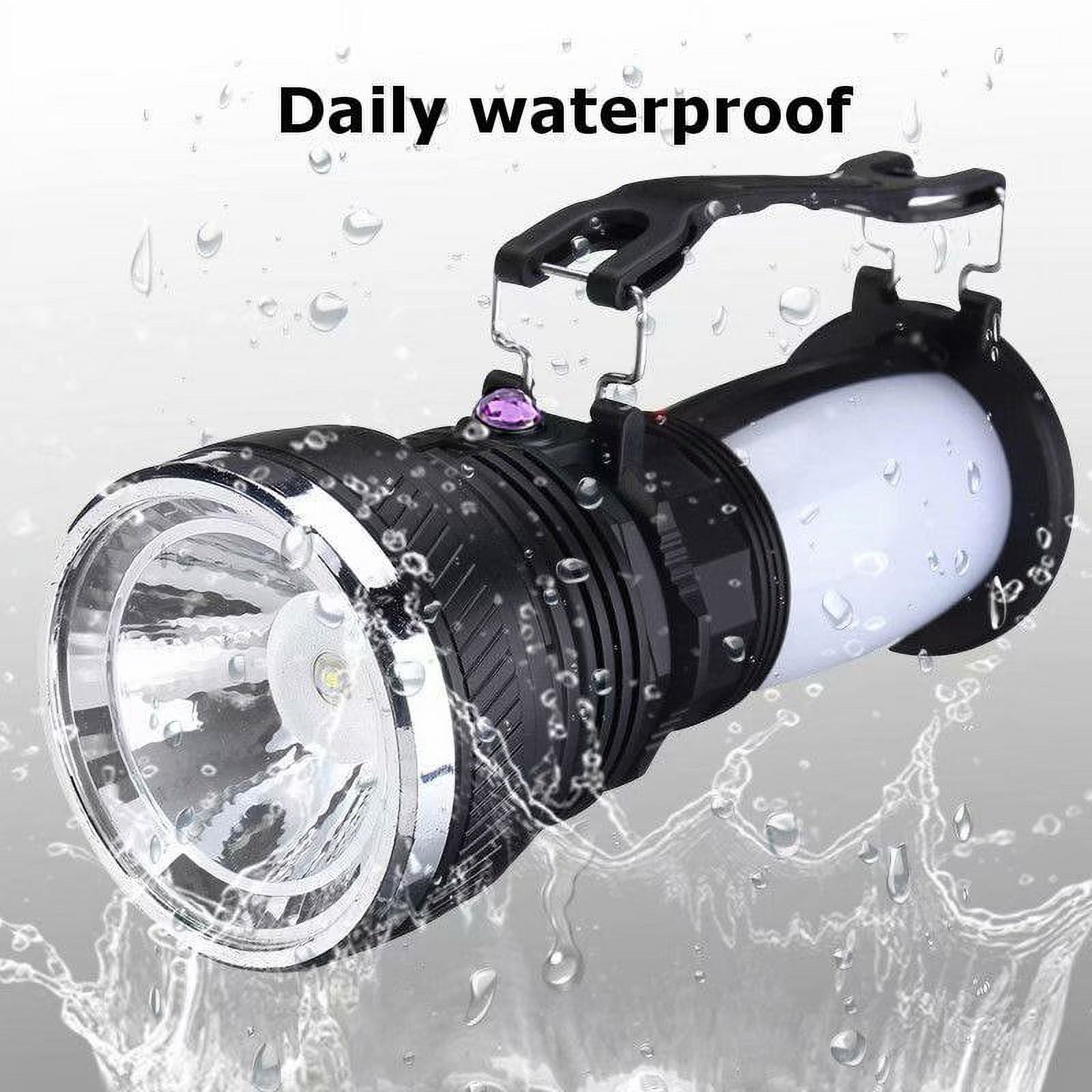 VicTsing Solar Power Rechargeable Battery LED Flashlight Camping Tent Light Lantern Lamp-US Plug