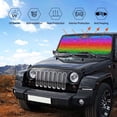 thumbnail image 6 of Disketp Windshield Sun Shade, Car Sun Shade For Front Window Rainbow Glitter Sunshades Sun Visor Protector Blocks Uv Rays Foldable, 6 of 9