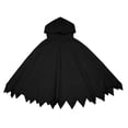 thumbnail image 6 of Gunia Kids Ghost Poncho Cape Cloak Cosplay Halloween Costumes Role Play Dress-Up Outfits For Boys Girls Stage Performance Holiday Party Wear,Black, 6 of 8