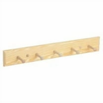 Waddell Manufacturing Wood Shaker Peg Rack SPR-24 - Unfinished - 24 In.