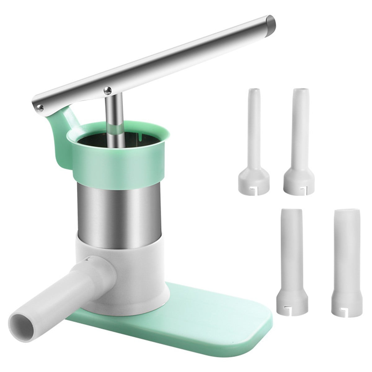 Sausage Filling Machine Household Sausage Meat Filler with 4 Stuffing Tubes B