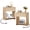Oak A-2 Set, variant on Wirrytor Nightstand with Charging Station for Bedroom with 1 Drawer and Shelf, Wood Wide Bedside Table with Storage for Home Office, End Table for Living Room,Oak