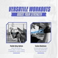 thumbnail image 6 of BB Bands Baseball Sports Exercise Baseball/Softball Training Aid Pitching Arm Strength Throwing Quarterback Warmup Stretching Resistance Bands (Blue, Adult), 6 of 8