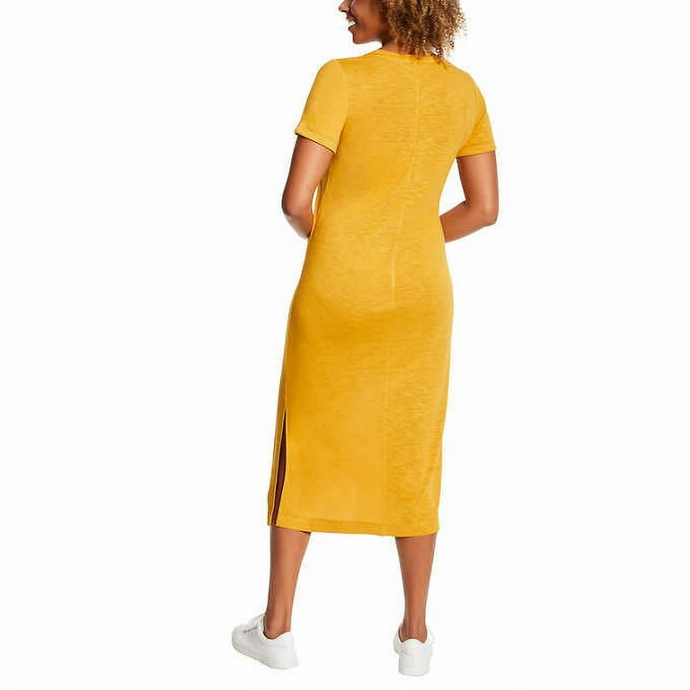 Jessica Simpson Ladies' Midi Dress.(Medium, Goldenrod) Item 1581974 -  Walmart.com