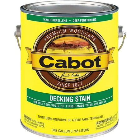 Cabot Creamery Cabot Stains 1406-GAL Deck & Siding Stain Oil Formula with Neutral Base 1 Gallon — Residential Use Standard Application