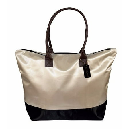 Peach Couture Womens Large Travel Laptop Work Tote Handbag Shoulder Bag (Best Work Travel Bags)