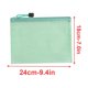 thumbnail image 5 of Sonducket Carpeta de archivos de 10 piezas Bolsa de documentos conveniente Contenedor de sujeción duradero Organizador de archivos con cremallera para Accesorios de disfraces verde 18 cm * 24 cm Sonducket AP009156-11B, 5 of 6