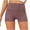 Purple, variant on VEKDONE Deals Compression Workout Shorts for Women Mid Waisted Yoga Leggings Quick Dry Running Workout Short Pants with Pockets Yellow,L