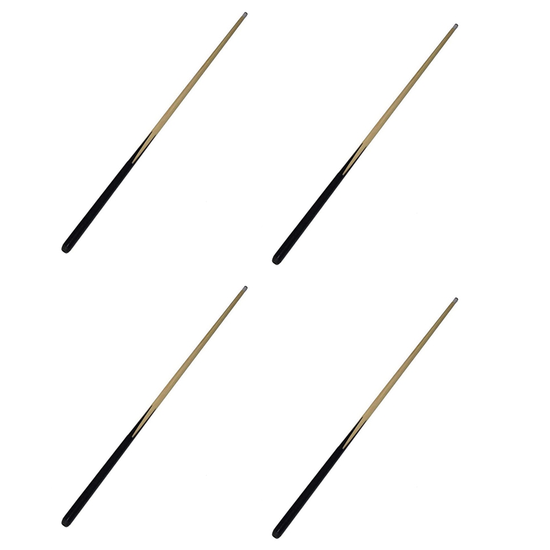 4X Wooden Pool Cues Billiard Pool Cues Sticks Entertainment Snooker